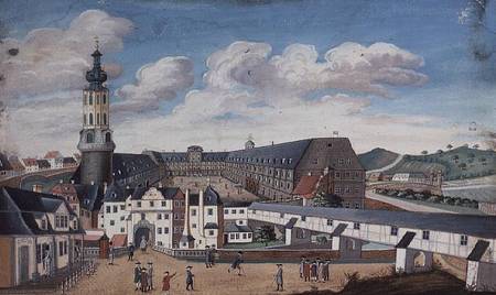 View of Weimar with the Castle of Wilhelmsburg from Anonymous painter