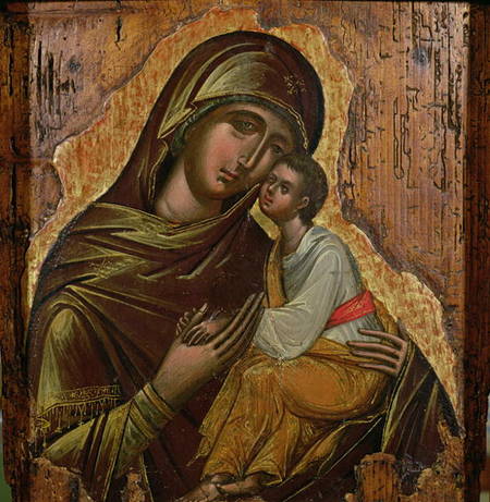 Virgin of TendernessGreek icon from Crete from Anonymous painter