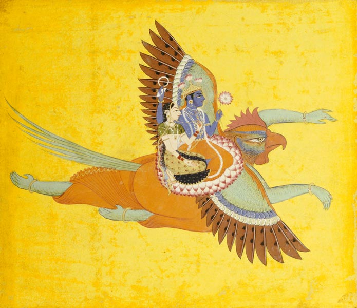 Vishnu And Lakshmi On Garuda Bundi, C from Anonymous painter
