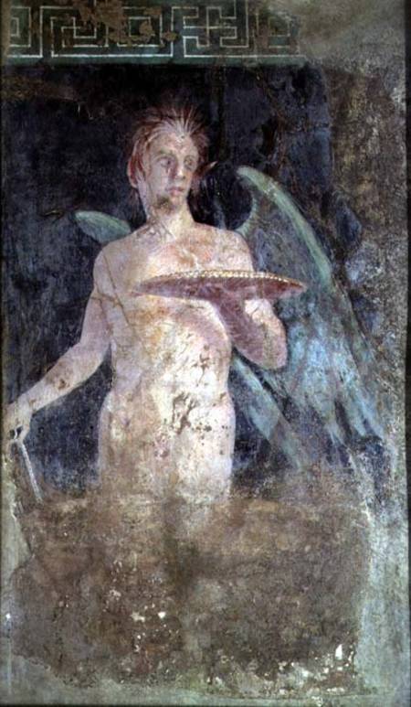 Winged Genius, from the Peristyle of the Villa of Publius Fannius Sinistor from Anonymous painter