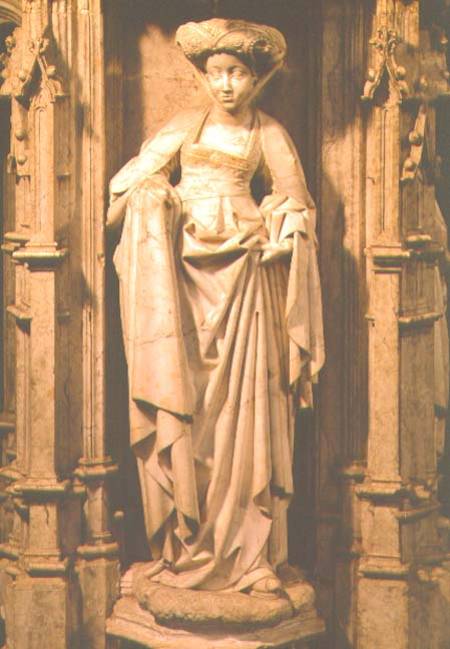 Wise virgin statuette from the tomb of Philibert the Fair (1480-1504) Duke of Savoy from Anonymous painter