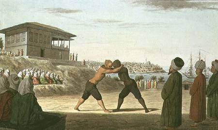 Wrestling Match, Constantinople from Anonymous painter