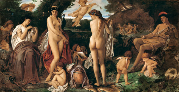 The Judgement of Paris from Anselm Feuerbach