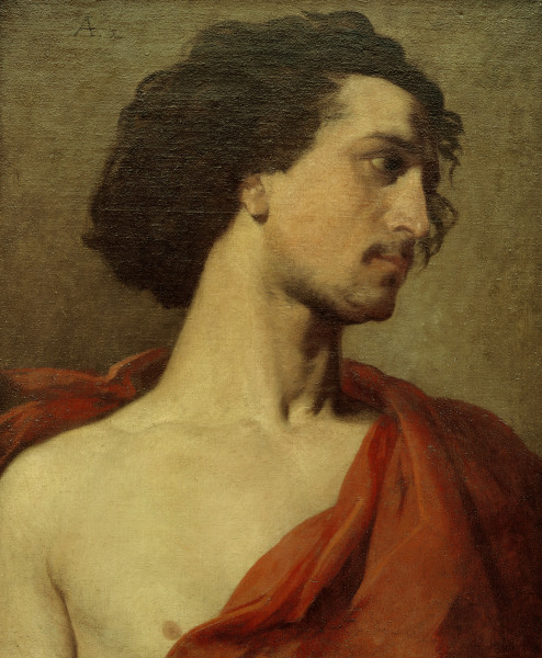 Self-portrait as a youth from Anselm Feuerbach