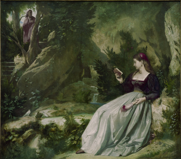 Petrarch, Laura in Vaucluse from Anselm Feuerbach
