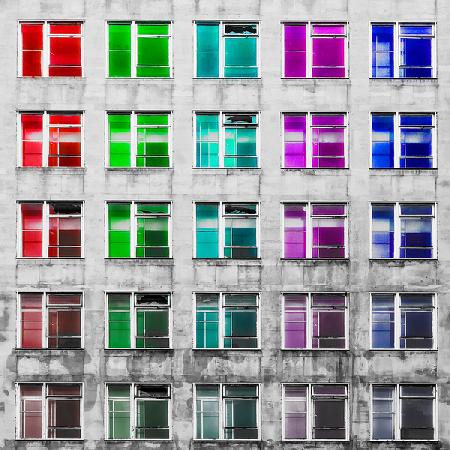 Multi-coloured Windows
