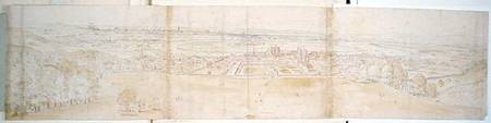 Greenwich Palace and London from Greenwich Hill, from 'The Panorama of London' from Anthonis van den Wyngaerde