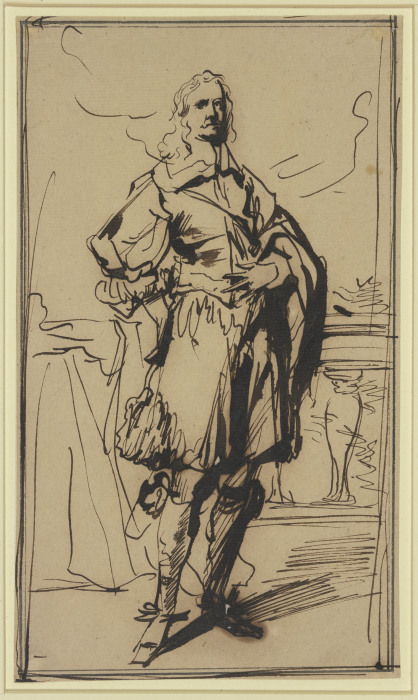 Studie zu einem Kavalierbildnis from Anthonis van Dyck