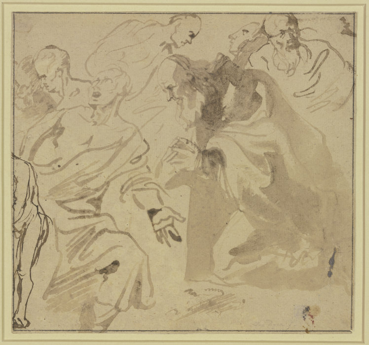 Studienblatt: Sieben Heilige from Anthonis van Dyck
