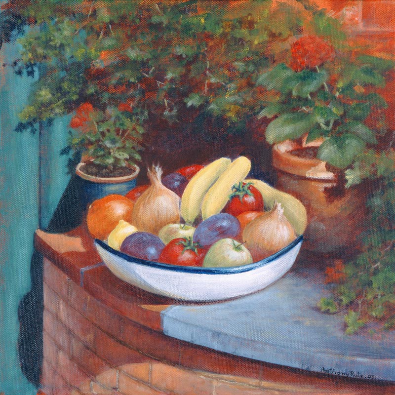 Fruit and Veg al Fresco, 2003 (acrylic)  from Anthony  Rule
