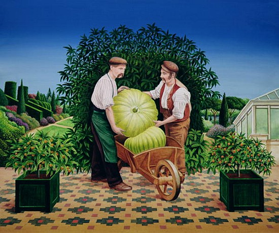 Gardeners, 1990 (acrylic on board)  from Anthony  Southcombe