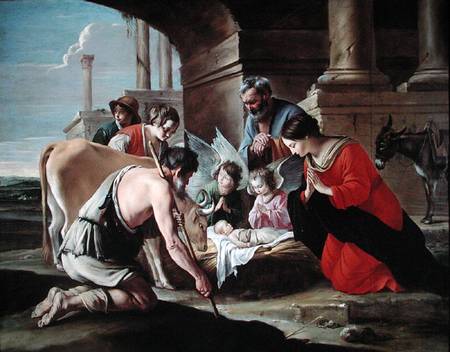 The Adoration of the Shepherds from Antoine and Louis  & Mathieu Le Nain