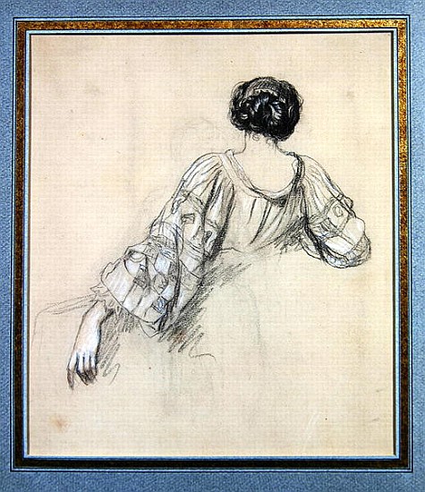 Back of a Young Woman (study for ''La Malaria'') from Antoine Auguste Ernest Herbert or Hebert
