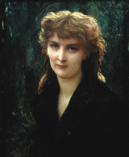 Baronness Eleonore d'Uckermann (1853-1936) from Antoine Auguste Ernest Herbert or Hebert