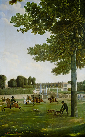 The Open Space in Front of the Grand Trianon from Antoine Bidauld