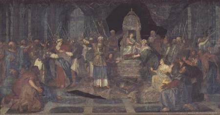 Athaliah chased from the Temple from Antoine Coypel
