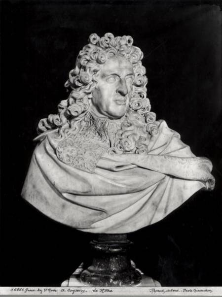 Bust of Andre Le Notre (1613-1700) from Antoine Coysevox