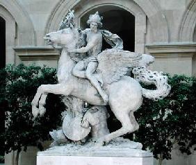 Mercury riding Pegasus, known as 'the Horse of Marly'