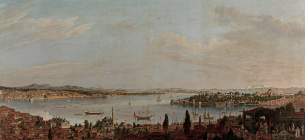 Panoramic View of Istanbul from Antoine de Favray