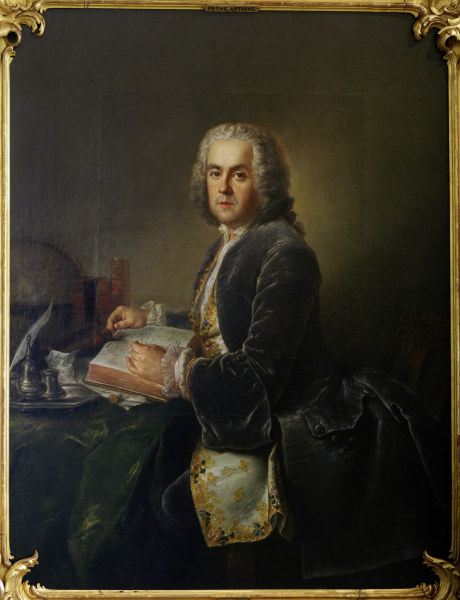 Charles Etienne Jordan , Pesne Painting from Antoine Pesne