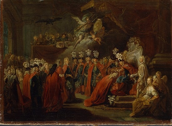 Founding of the Order of the Black Eagle from Antoine Pesne