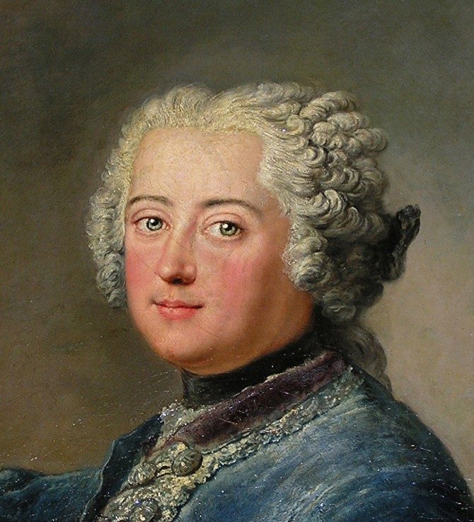 Frederick the Great as Crown Prince (Detail) from Antoine Pesne