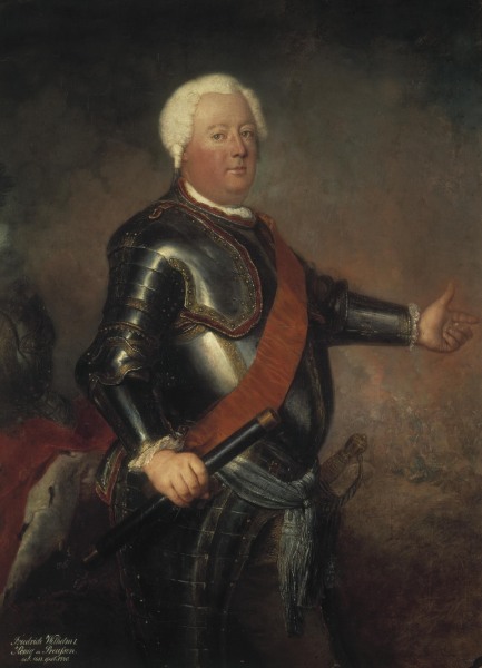 Frederick William I of Prussia from Antoine Pesne