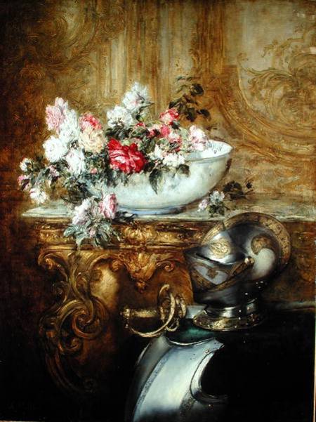 Still Life of a Bowl of Flowers from Antoine Vollon