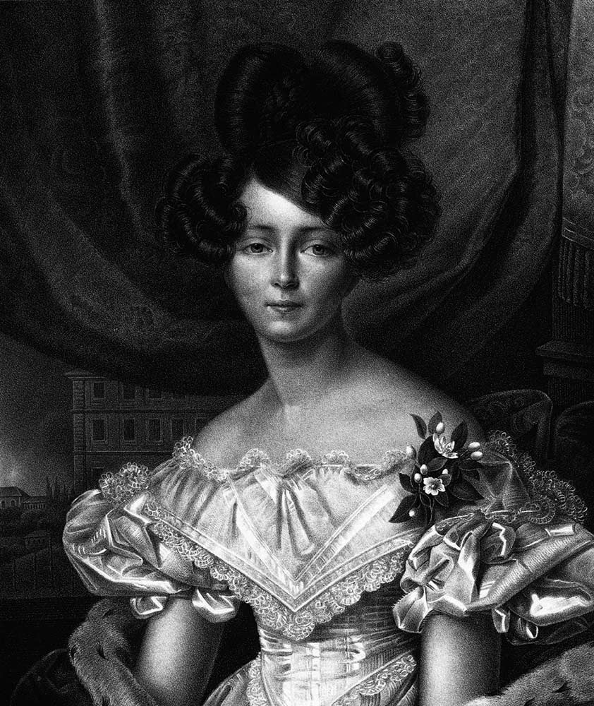 Augusta of Saxe-Weimar-Eisenach as Princess of Prussia from Anton Alexander von Werner