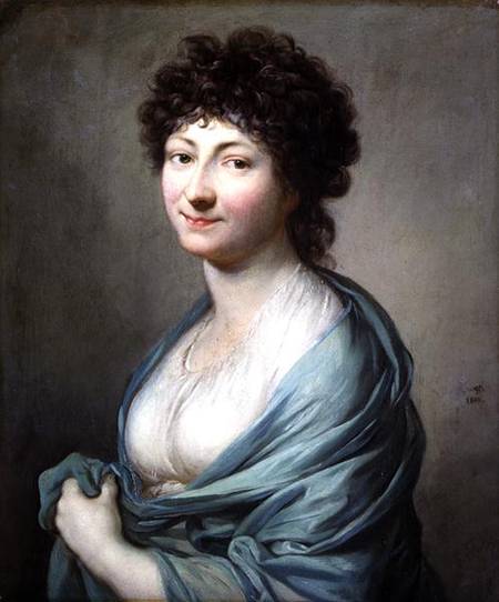 The Daughter: Portrait of Caroline Susanne Graff (b.1781) from Anton Graff