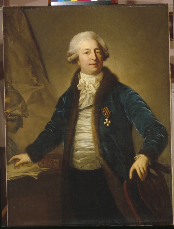 Portrait of Adrian Ivanovich Divov (1749-1814) from Anton Graff