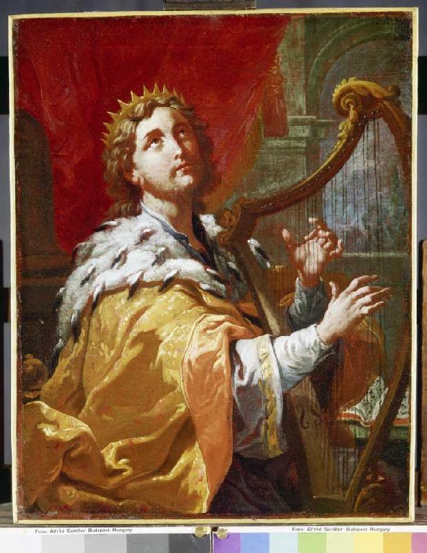 King David at the harp game from Anton Kern