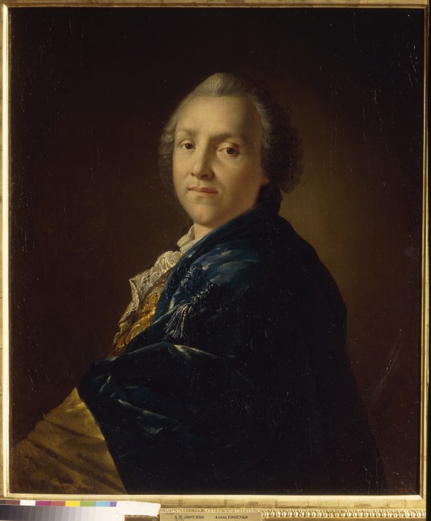 Portrait of the poet Alexander Sumarokov (1717-1777) from Anton Pawlowitsch Lossenko
