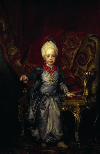 Emperor Franz II as a child from Anton Raffael Mengs