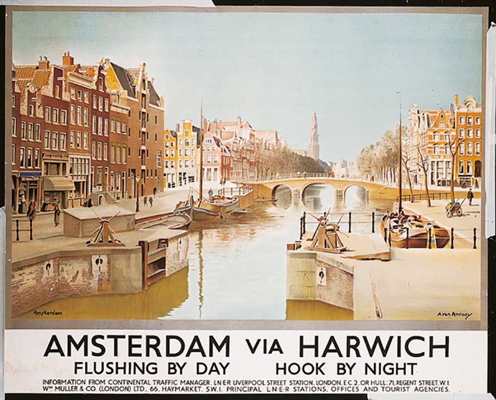 Amsterdam via Harwich, c.1930 from Anton van Anrooy