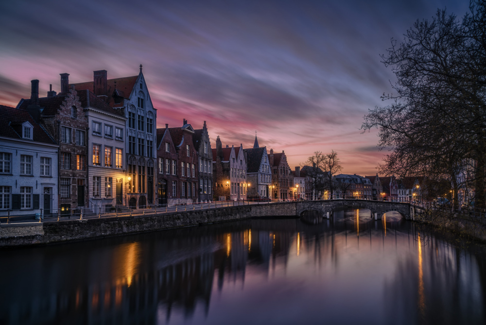 Bruges at sunset from Antoni Figueras