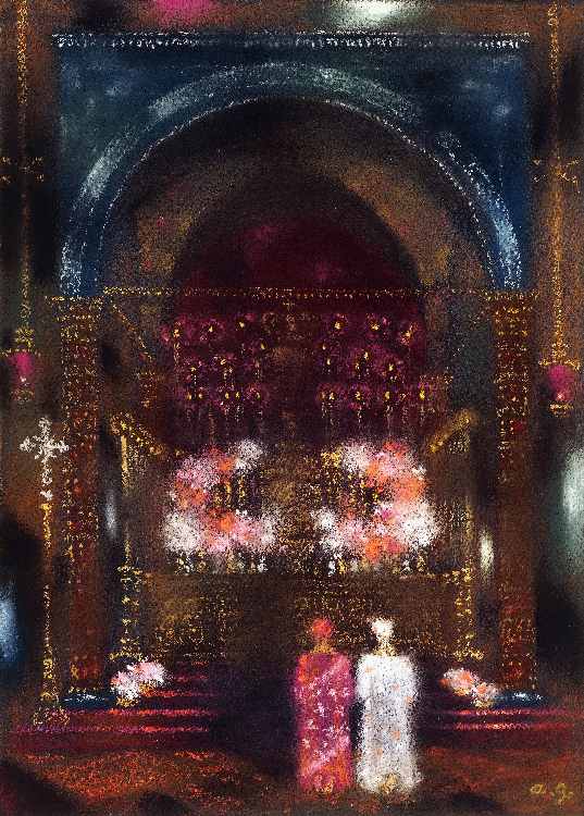 Corpus Domini (Altar von San Marco, Venedig) from Antonio Augusto Giacometti