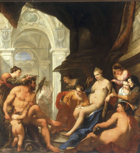 A.Bellucci / Hercules & Omphale / Paint. from Antonio Bellucci