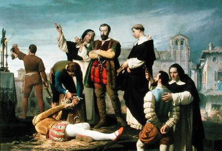 The Comuneros: Juan de Padilla (1490-1521) Juan Bravo and Francisco Maldonado at the Scaffold from Antonio Gisbert