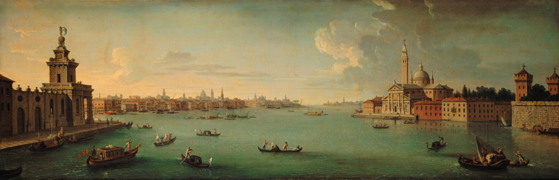 Panorama of the Bacino di San Marco, Venice from Antonio Joli
