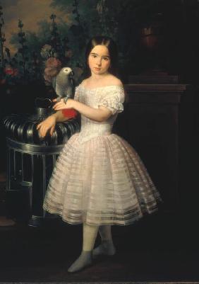 Portait of Rafaela Flores Calderón as a child