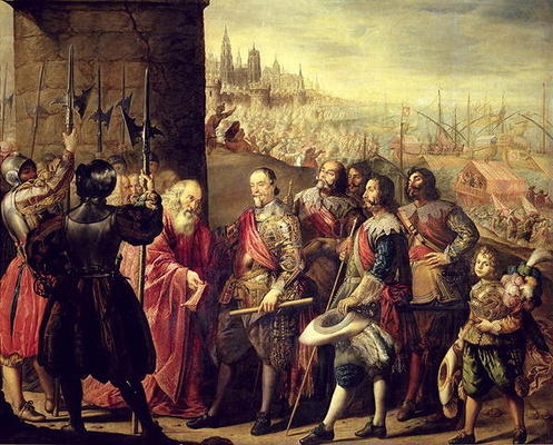 The Relief of Genoa, 1528, c.1634-35 (oil on canvas) from Antonio Pereda y Salgado