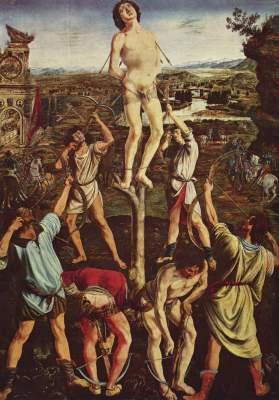 Martyrdom of holy Sebastian