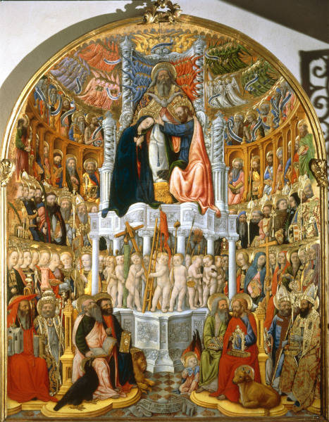A.Vivarini / Coronation of Mary / 1444 from Antonio Vivarini