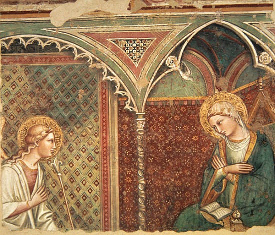 The Annunciation, late 14th century from Aretino Luca Spinello or Spinelli