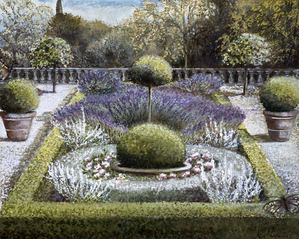 Courtyard Garden, 2002 (tempera)  from Ariel  Luke