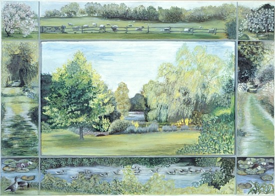 The Lake, Glyndebourne, 1997 (tempera)  from Ariel  Luke