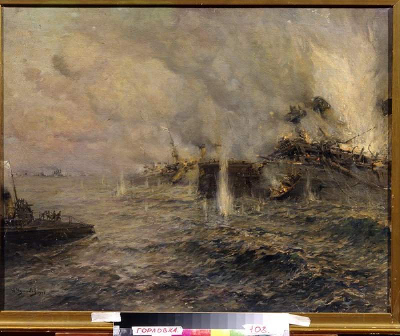 The Battle of Tsushima on May 27, 1905 from Arkadi Afanasyevich Chumakov