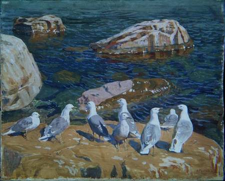 Seagulls from Arkadij Aleksandrovic Rylov
