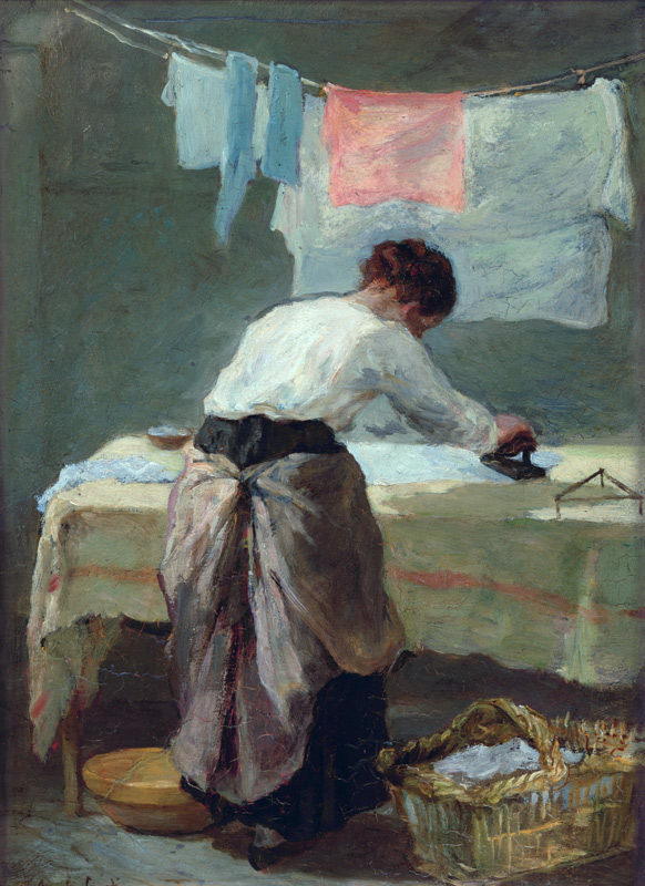 Woman Ironing from Armand-Desire Gautier